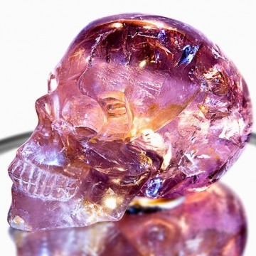 Amethyst Kristallschädel (skull-planet.de)