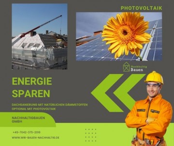 NachhaltigBauen GmbH Referenz-Bild Energie Sparen Dachsanierung Natuerliche Daemstoffe Nachhaltig Ba
