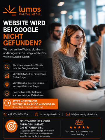 Bei Google gefunden werden - LUMOS Digital Media
