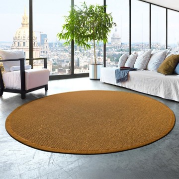 Uniquecarpets GmbH Referenz-Bild Sisal Teppich Braun Salvador Astra